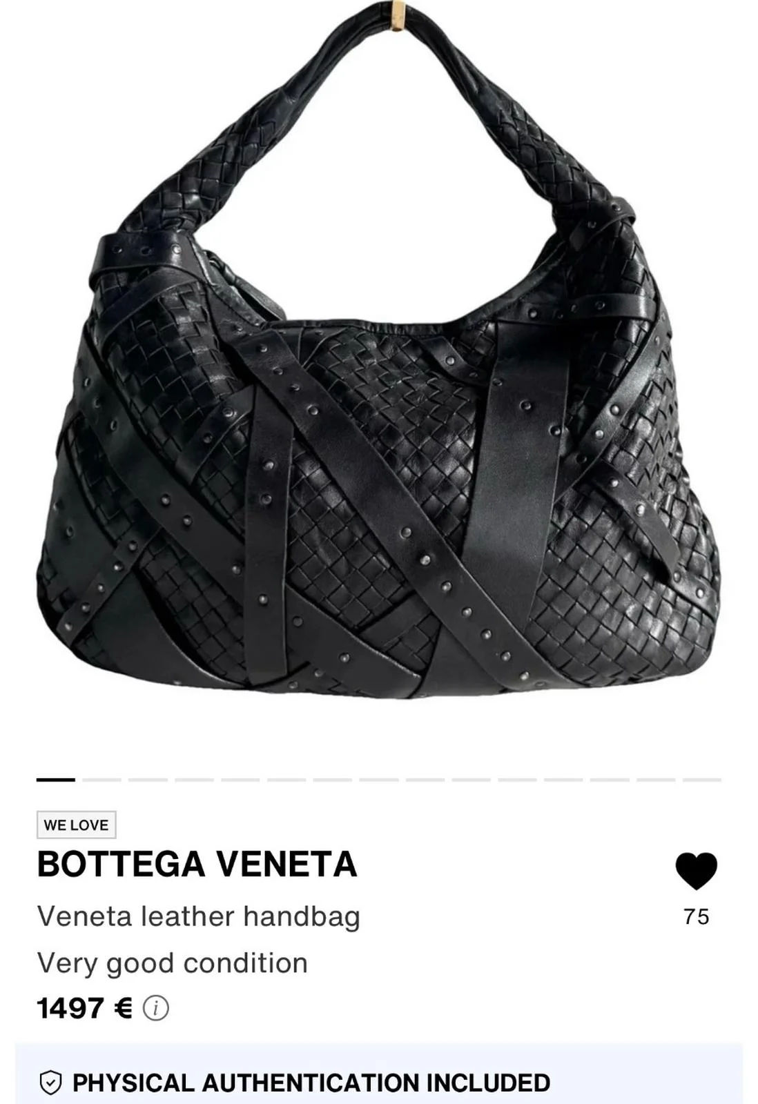 Bottega Veneta Shoulder Bag, size Other, photo 1