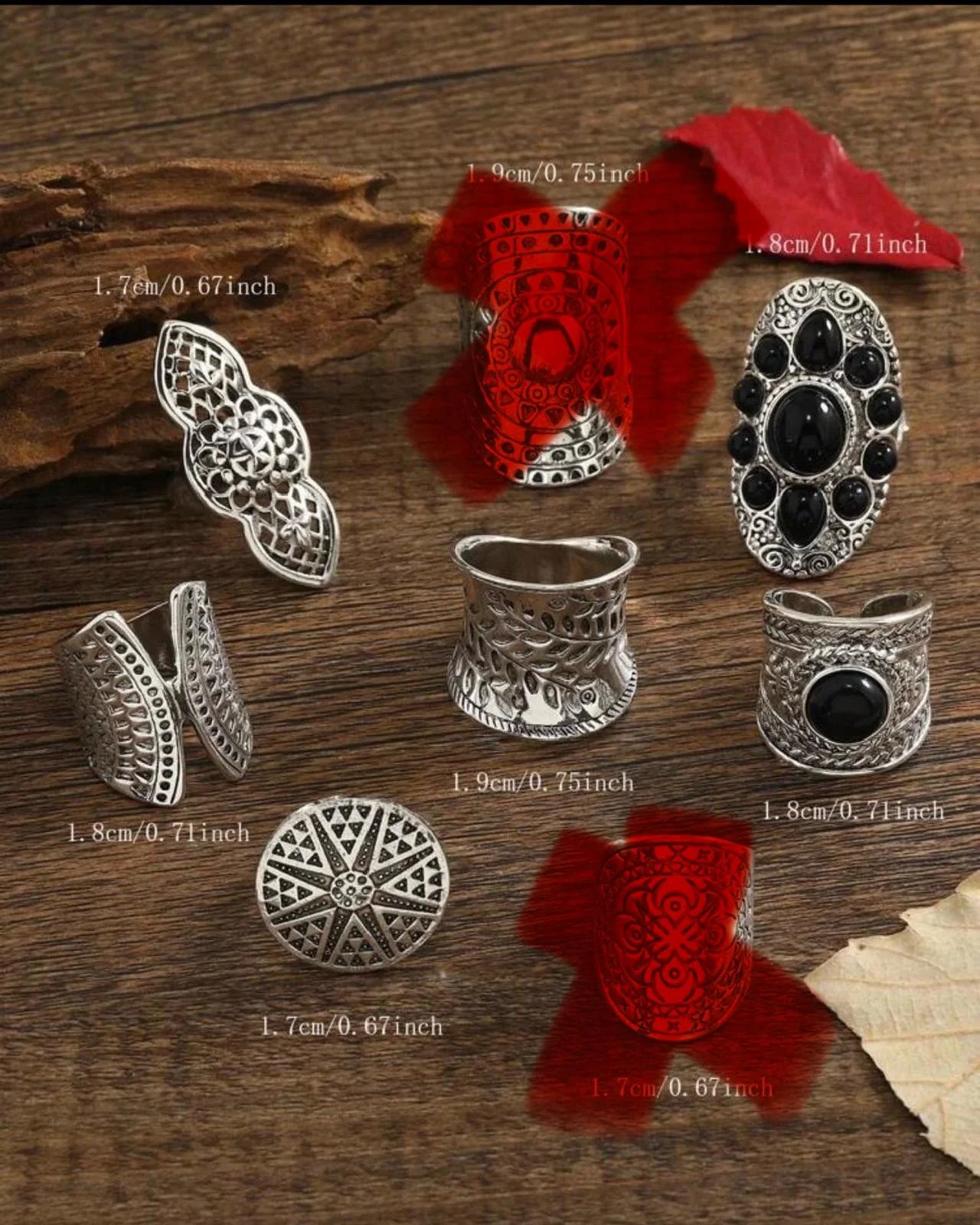 Shein Rings, size Other, photo 1
