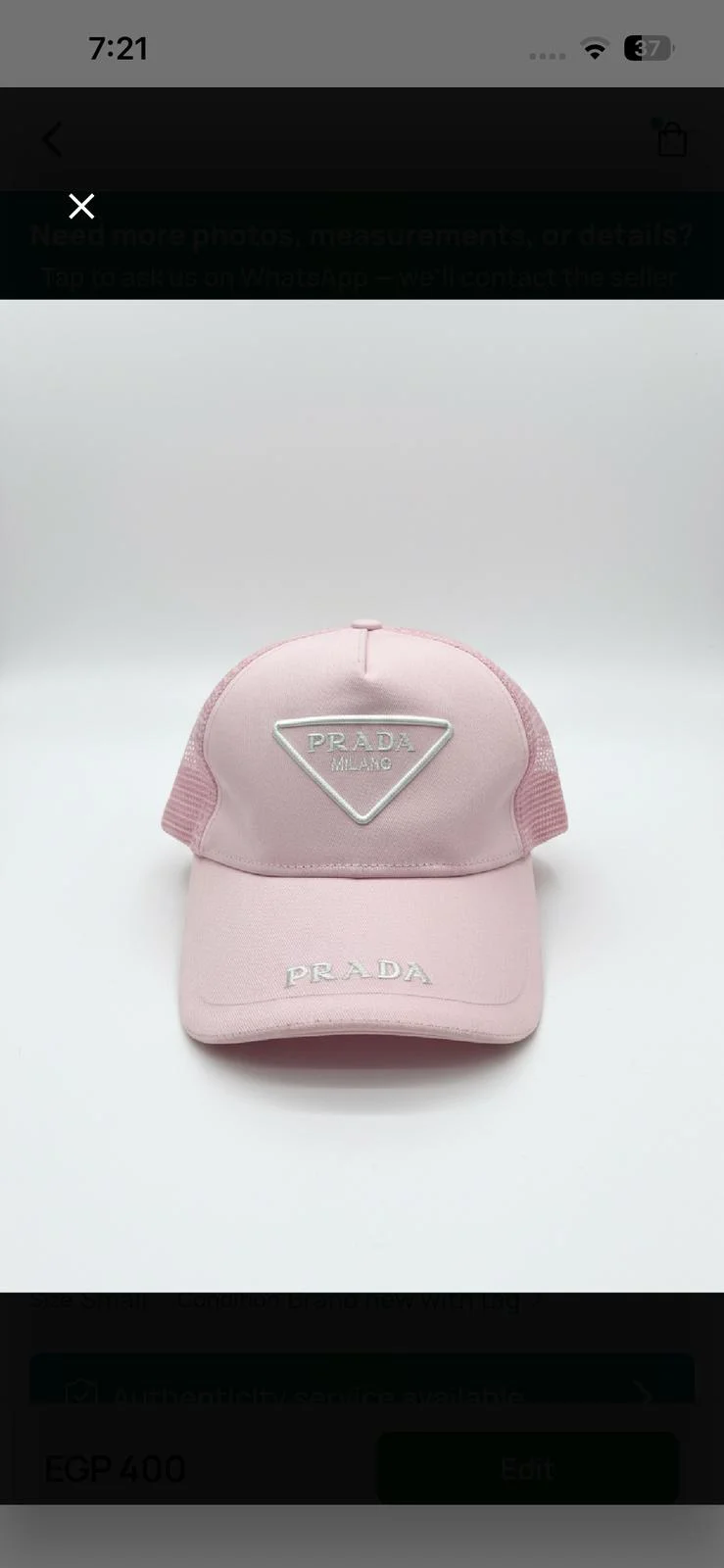 Prada Hats & Caps, size One size, photo 1