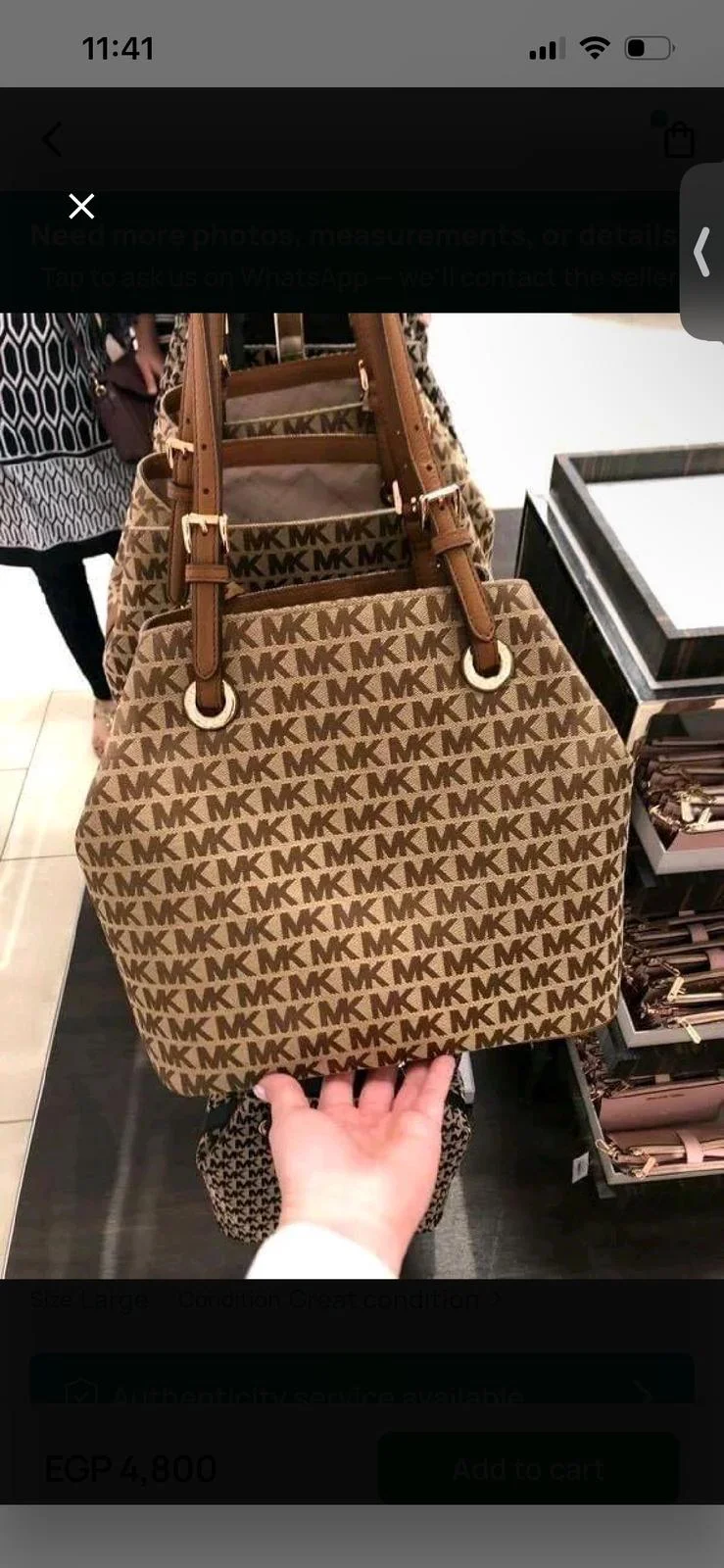Michael Kors Shoulder Bag, size Other, photo 1