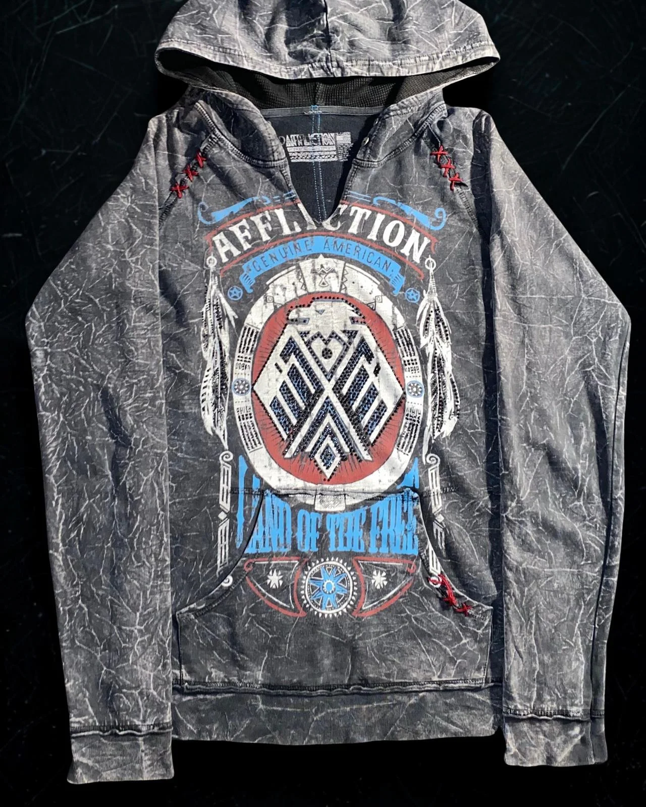 Affliction Hoodies, size L, photo 1