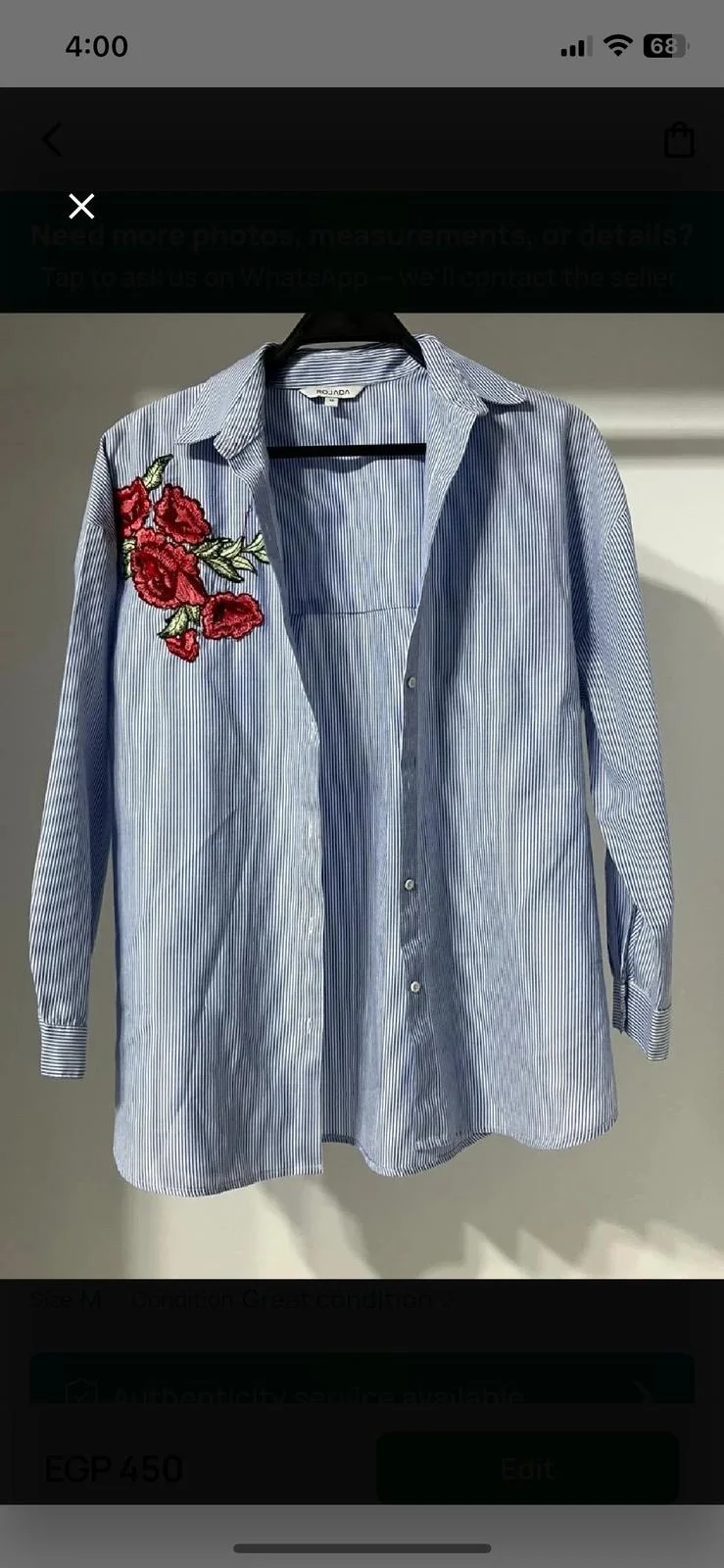 Rojada Shirts, size M / 38 / 10, photo 1